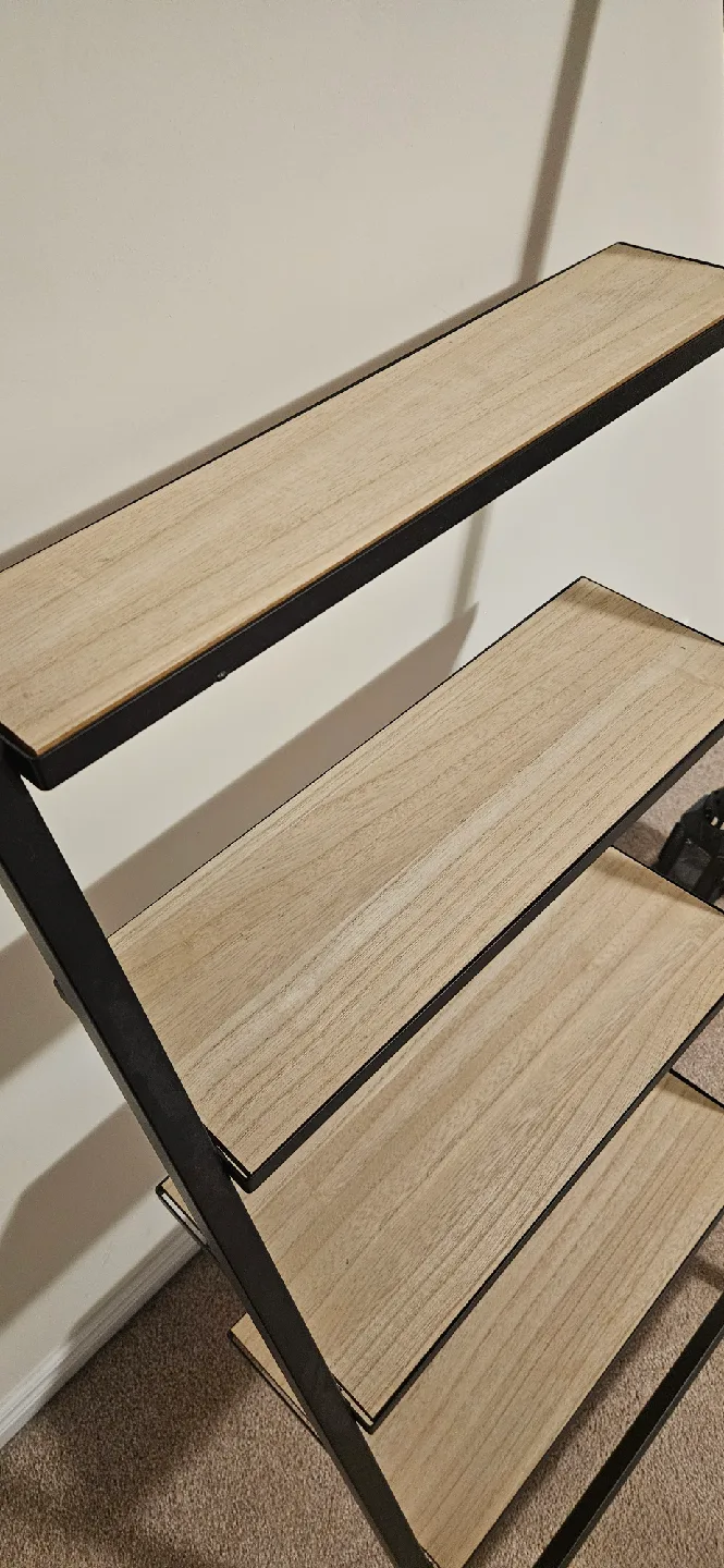 Black Metal Ladder Shelf image indicator(4)