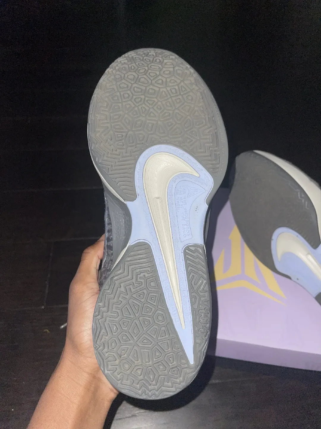 Nike Zoom Freak 4 Grey Basketball Shoes image indicator(3)