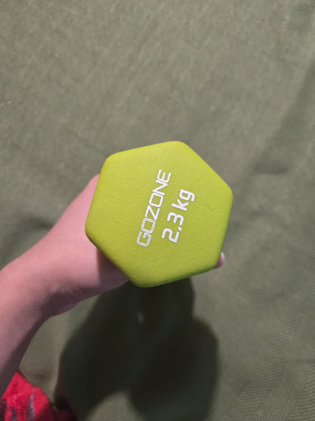 GoZone 2.3 kg Dumbbell - Green image indicator(2)