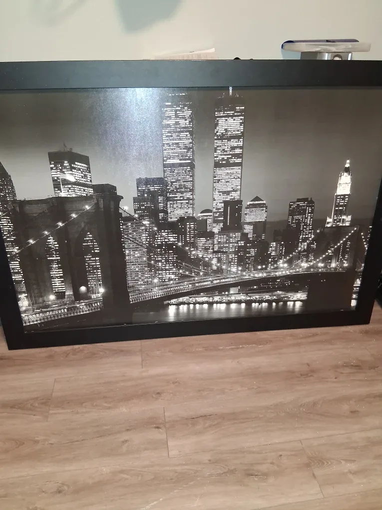 Black & White Framed NYC Skyline Art image indicator(2)
