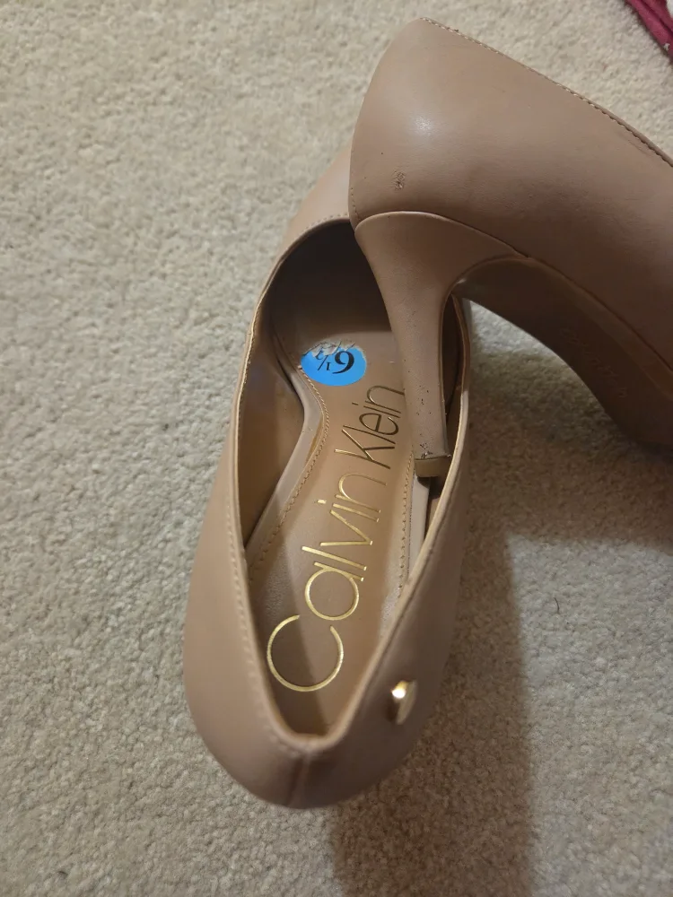 Calvin Klein Nude Heels - Size 6.5 image indicator(2)