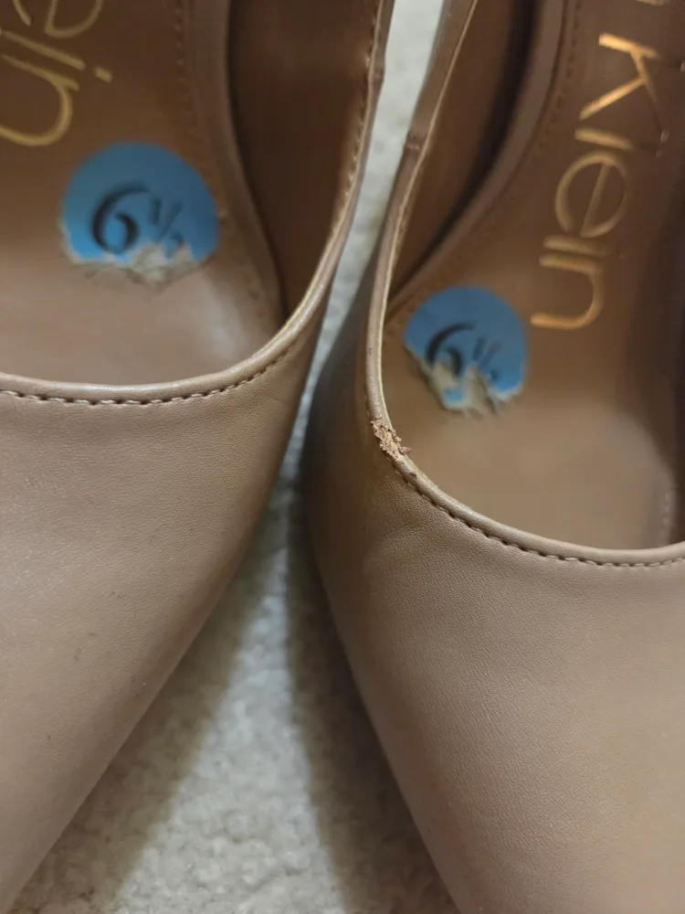 Calvin Klein Nude Heels - Size 6.5 image indicator(6)