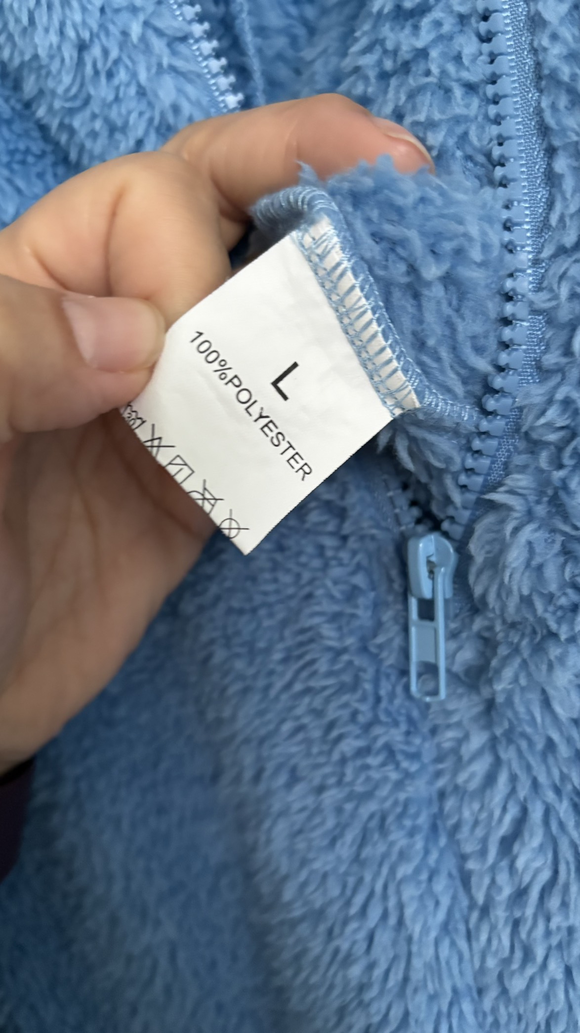Women’s medium blue fleece onesie - photo 4