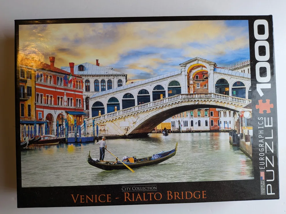 Eurographics Venice Rialto Bridge 1000 Piece Puzzle thumbnail