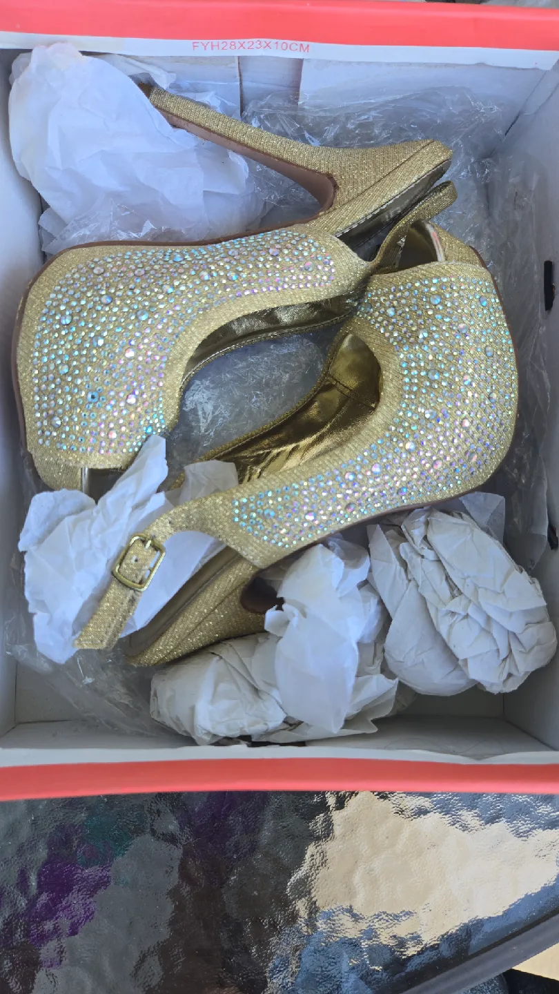 Michael Antonio Black Heels, Size 6.5 image indicator(4)