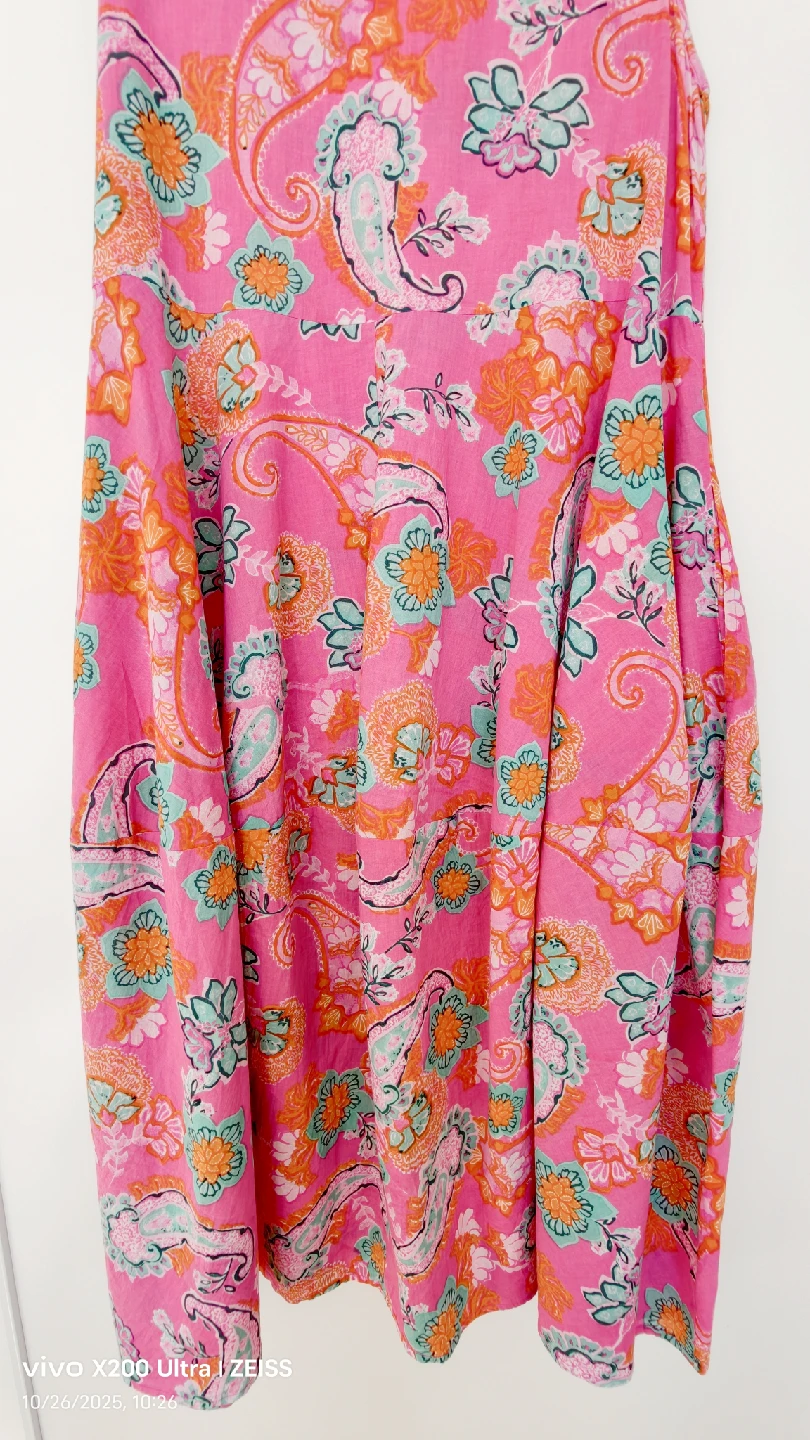 Orientique Pink Floral Dress - Size 12 - photo 4