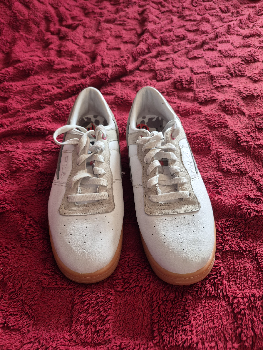 Fila White Leather Sneakers