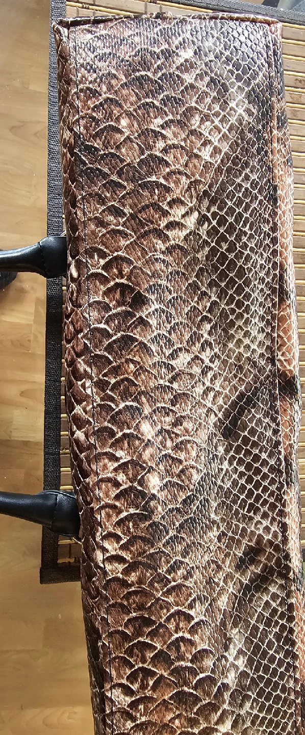 Snakeskin Print Insulated Lunch Bag/WINE BAG - photo 3
