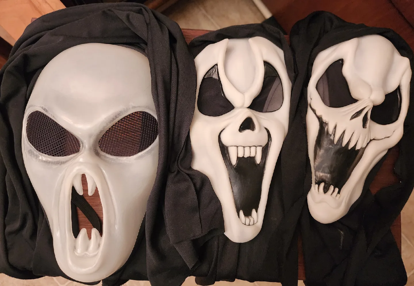 Halloween Masks - Alien, Ghostface, Skull.Glows.$20each thumbnail