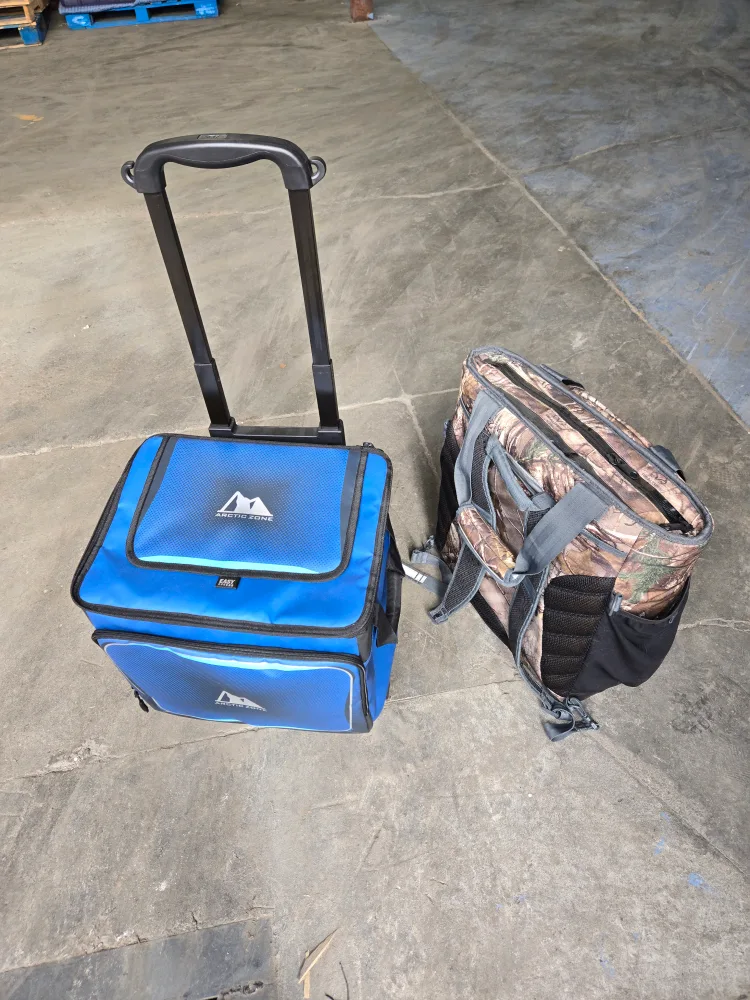 Arctic Zone Rolling Cooler & Camo Backpack Cooler thumbnail