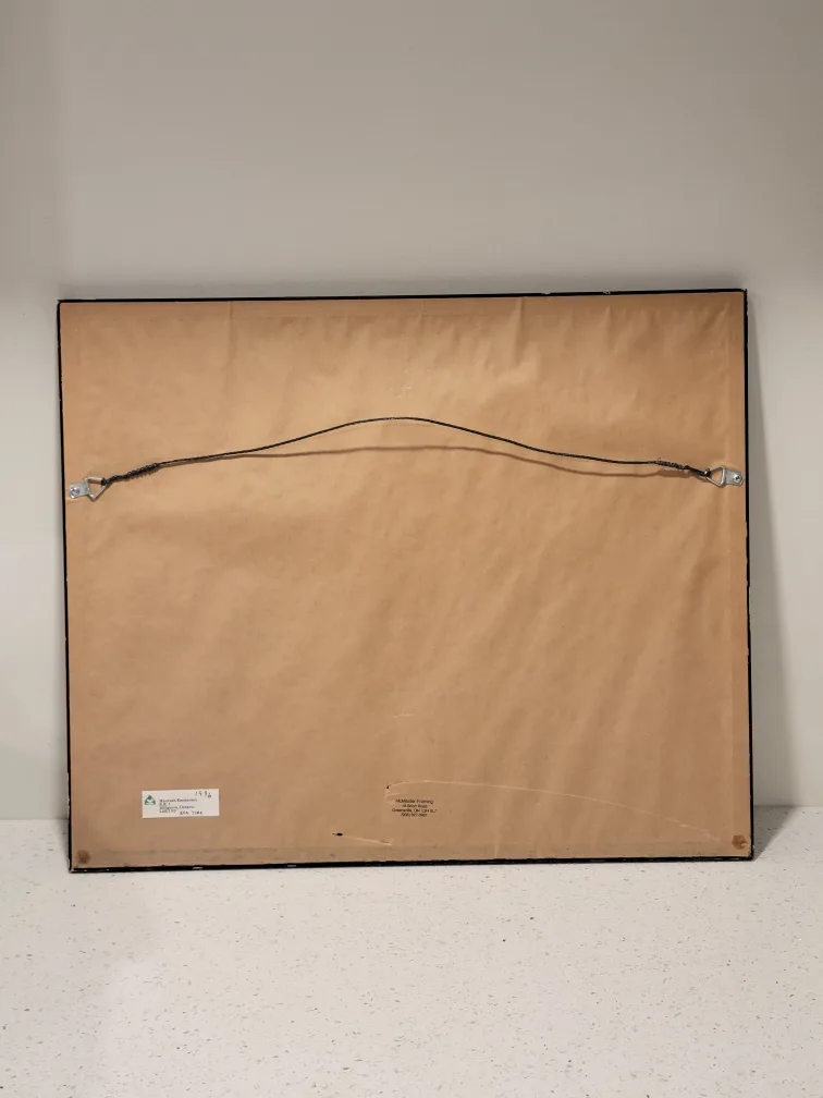 Original Framed Watercolour Painting of Sheep and Farmhouse image indicator(7)