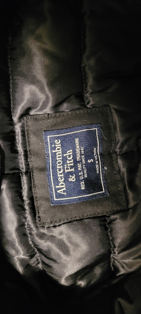 Abercrombie & Fitch Men's Black Winter Coat - Size S - photo 3