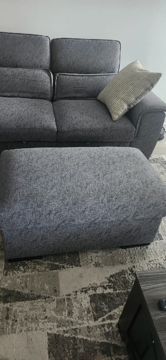 Grey Sectional Sofa with Storage Ottoman image indicator(5)