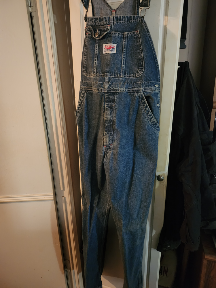 Ikeda Genuine Classic Denim Overalls - Size M