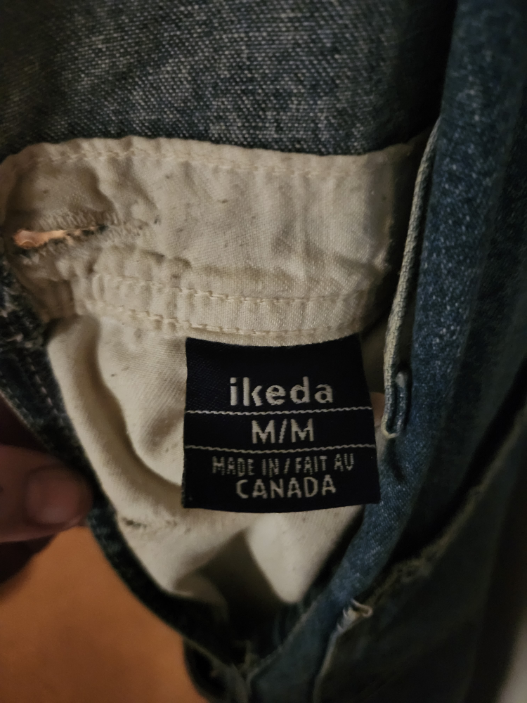 Ikeda Genuine Classic Denim Overalls - Size M - photo 3