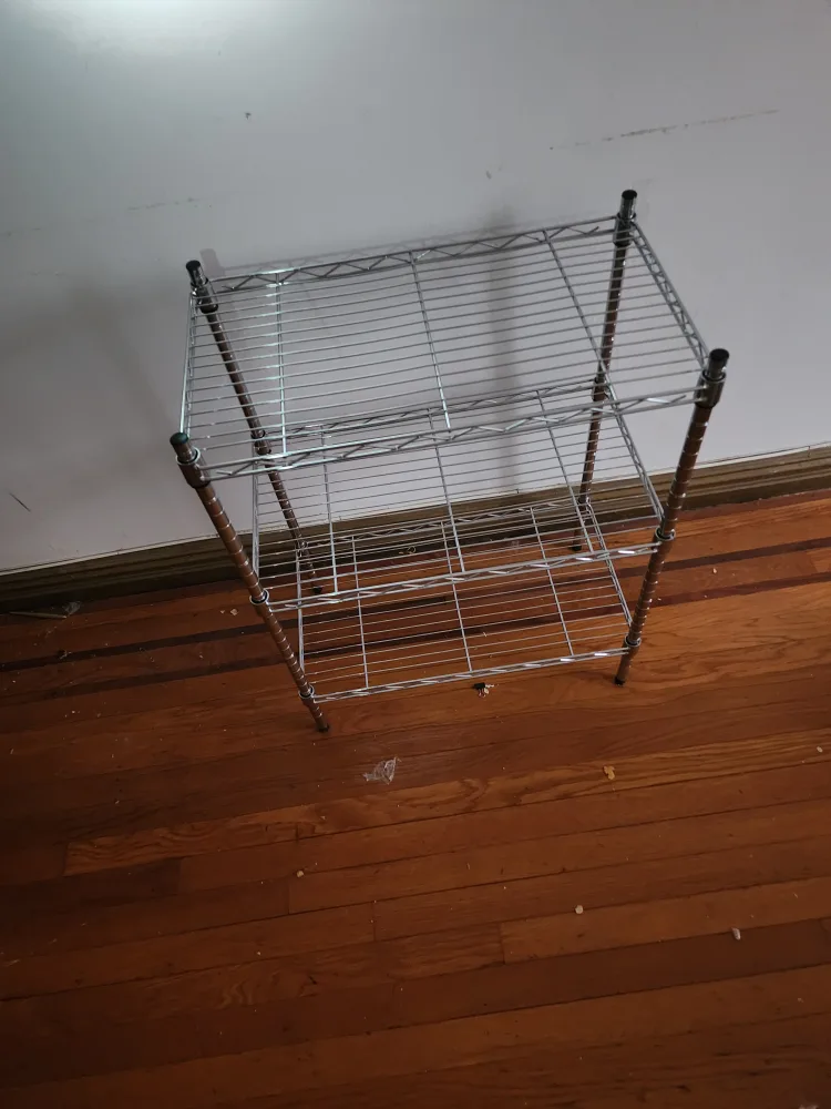 3-Tier Metal Wire Shelving Unit image indicator(2)