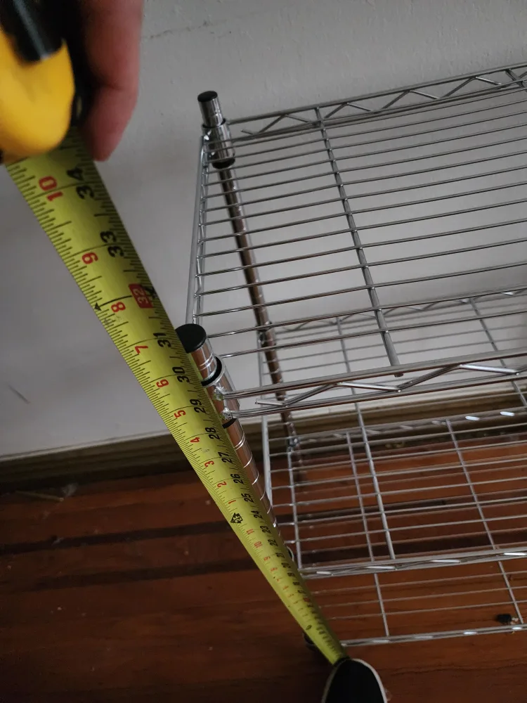 3-Tier Metal Wire Shelving Unit image indicator(3)