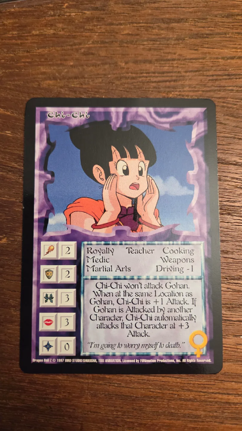 Chi-Chi Dragon Ball Z Trading Card - Ani-mayhem thumbnail