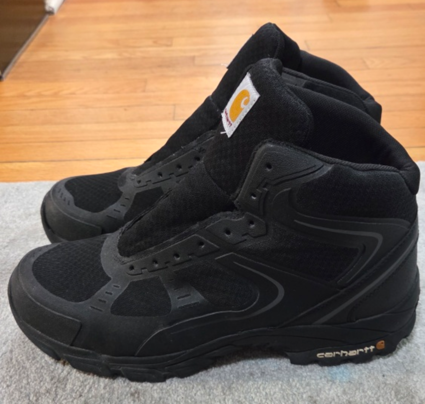 Carhartt Black Work Boots steel toe - photo 3
