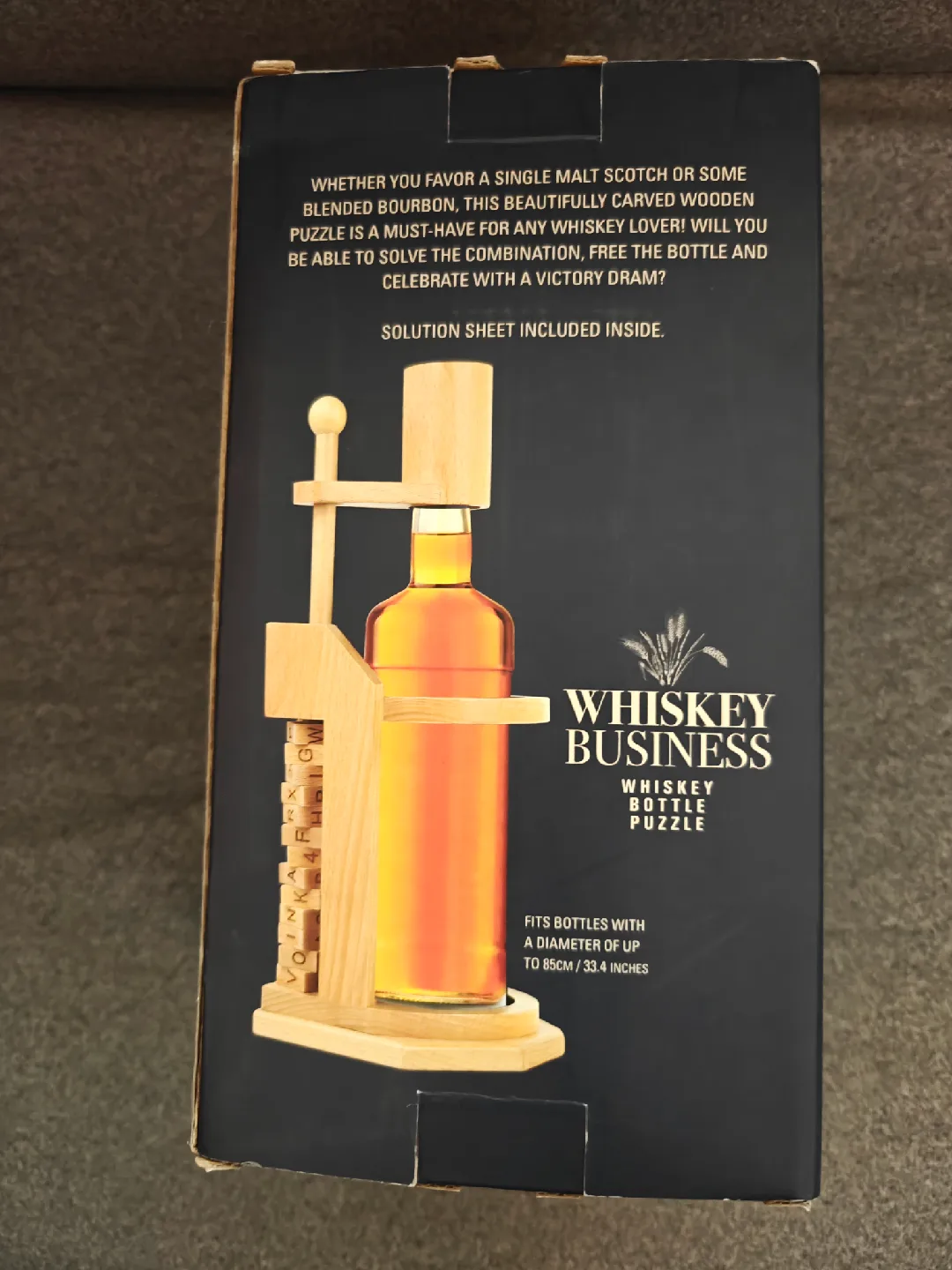 Whiskey Business Whiskey Bottle Puzzle thumbnail