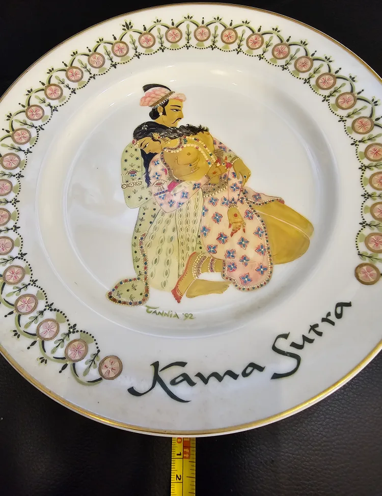 Vintage Kama Sutra Decorative Plate image indicator(4)
