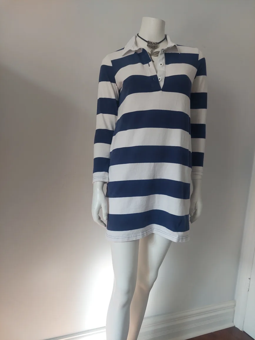Joe Fresh Striped Rugby Dress - Size S thumbnail