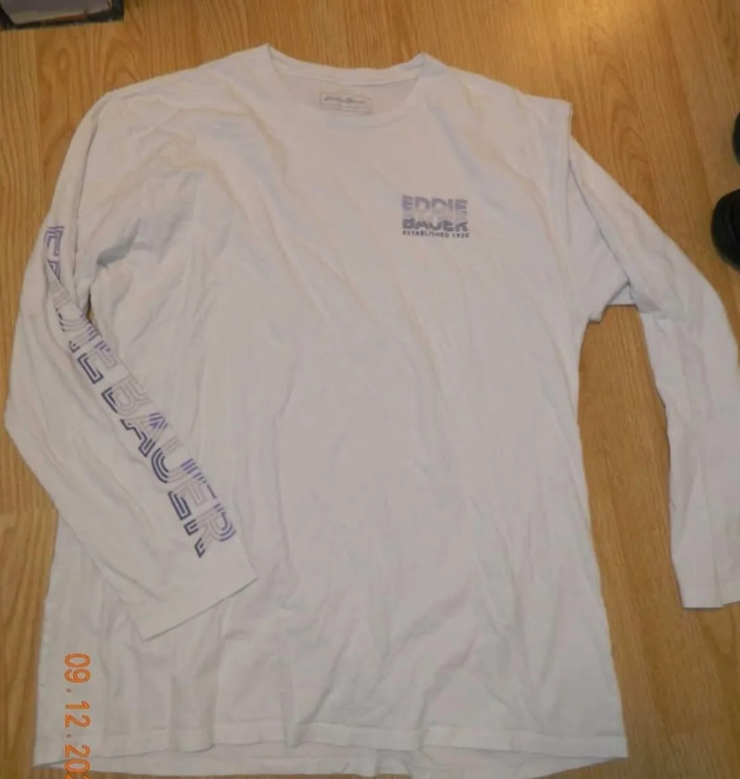 mens Eddie Bauer Long Sleeve Shirt. size xlt thumbnail