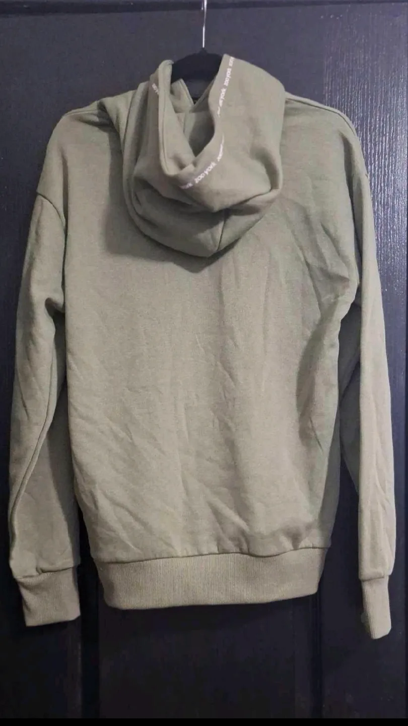 Zoo York Olive Green Hoodie Youth Size Small 🥕 image indicator(2)