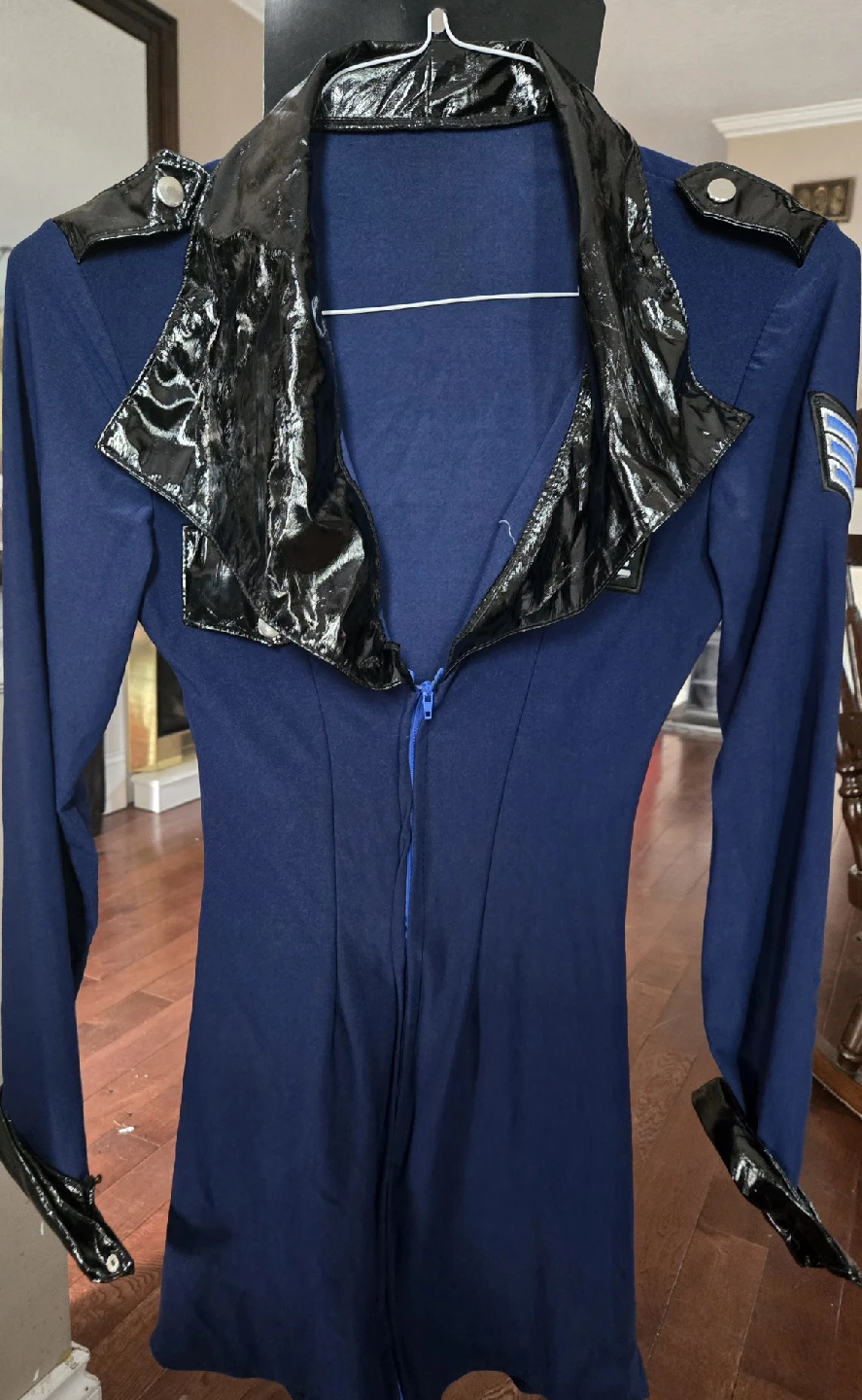 Police Costume with Rhinestone Handcuffs - photo 2