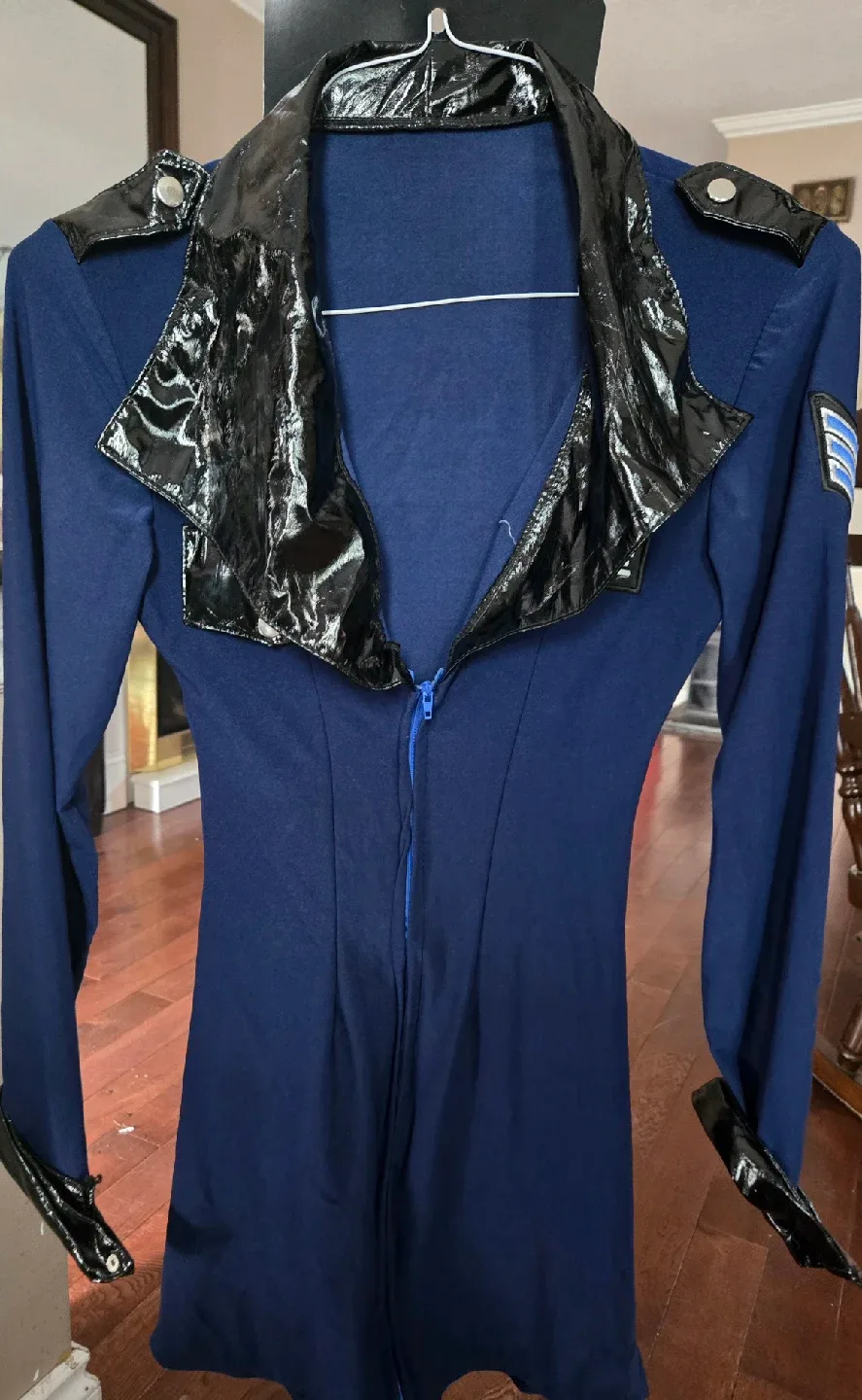 Police Costume with Rhinestone Handcuffs image indicator(2)