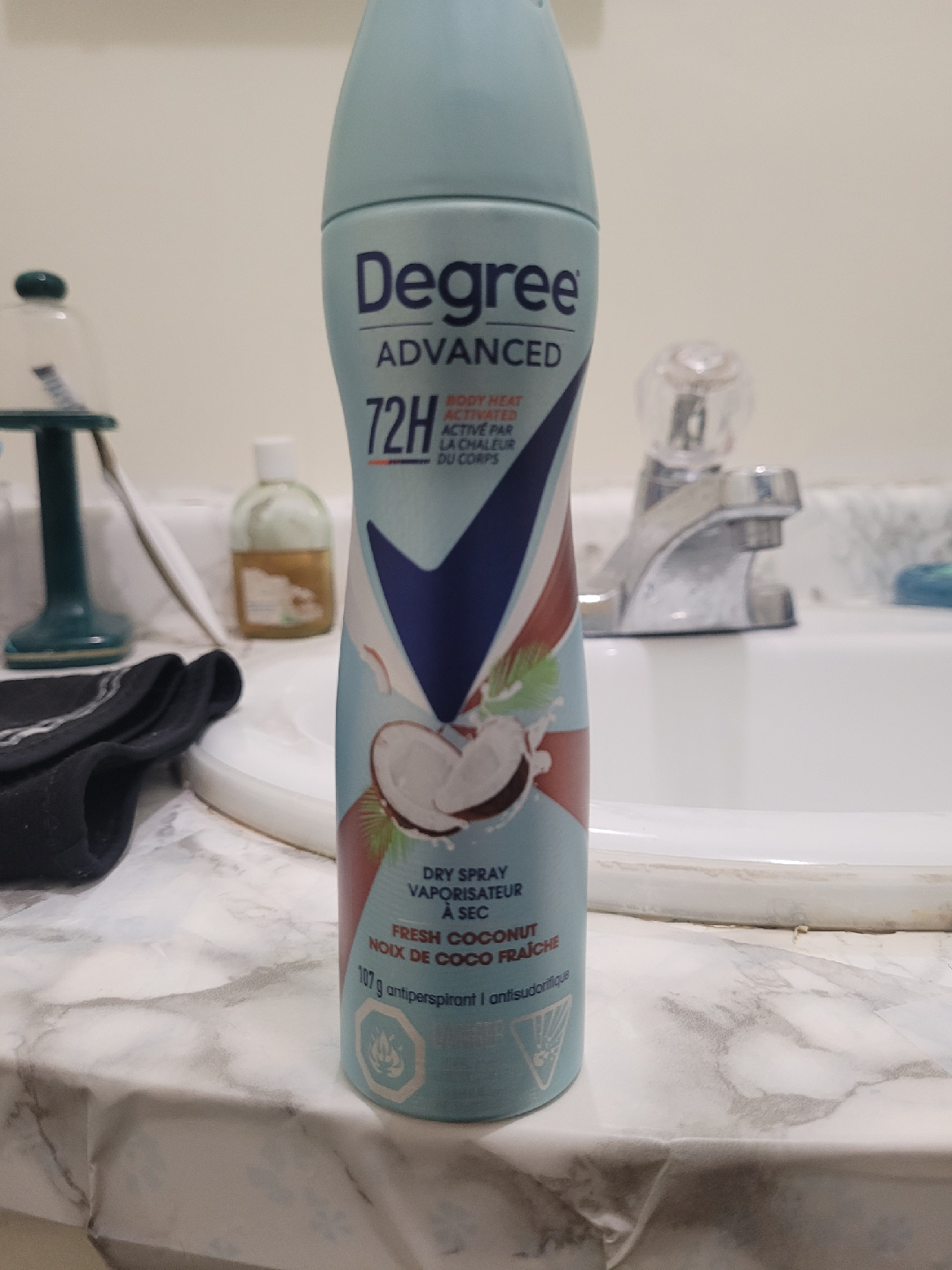 Sale! Degree Advanced Fresh Coconut Dry Spray multiple 2 for$8