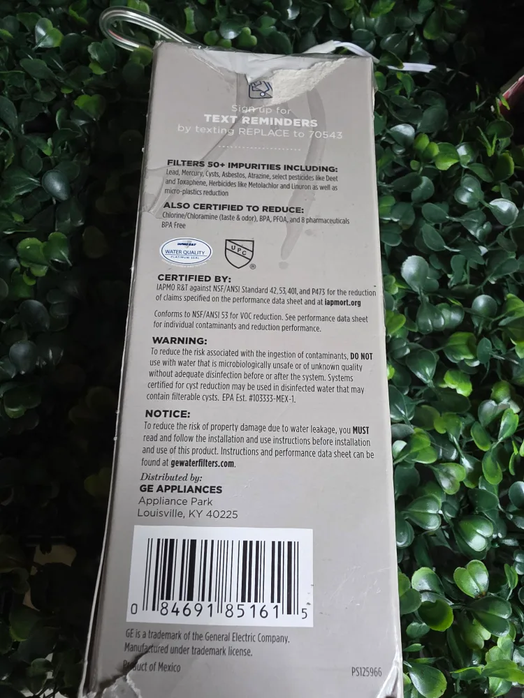 GE XWFE Refrigerator Water Filter - New image indicator(2)