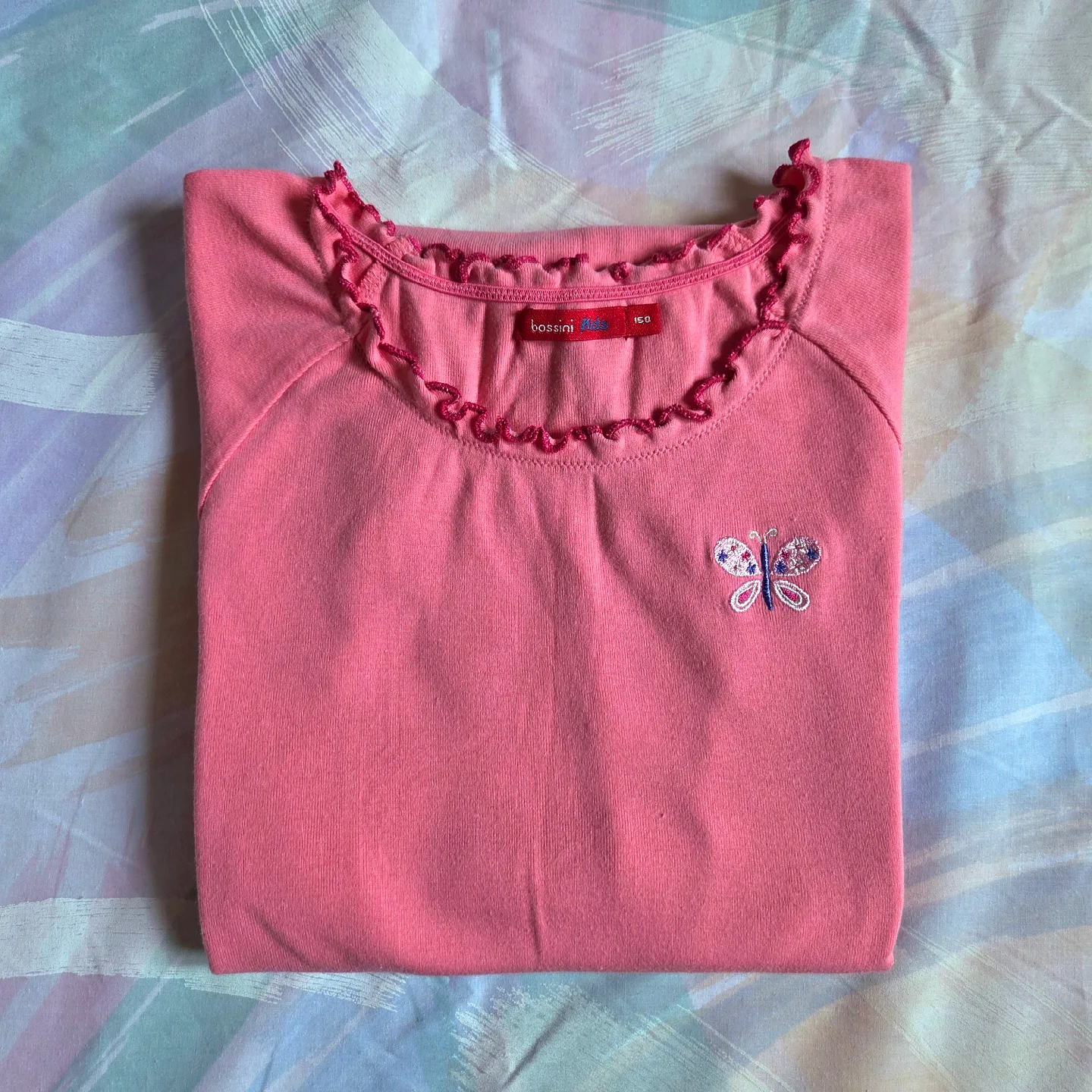 Kids Pink Butterfly Dress image indicator(2)