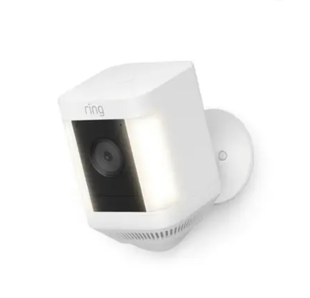 Ring Spotlight Cam Plus Plug-In, White