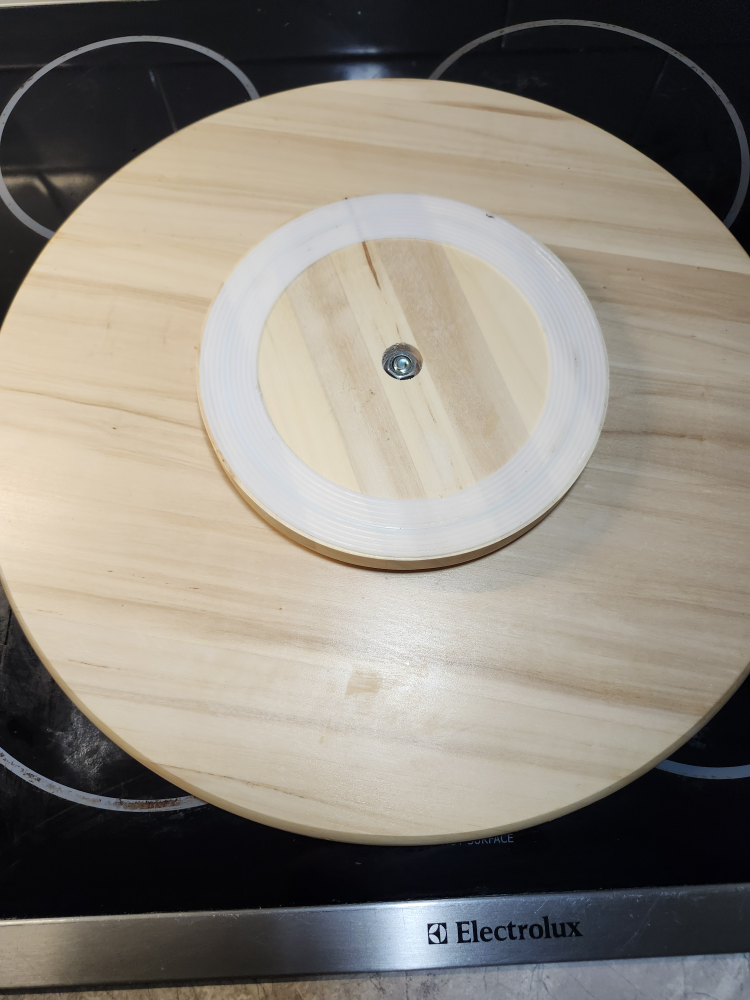 🥕Wooden Lazy Susan Turntable - photo 3
