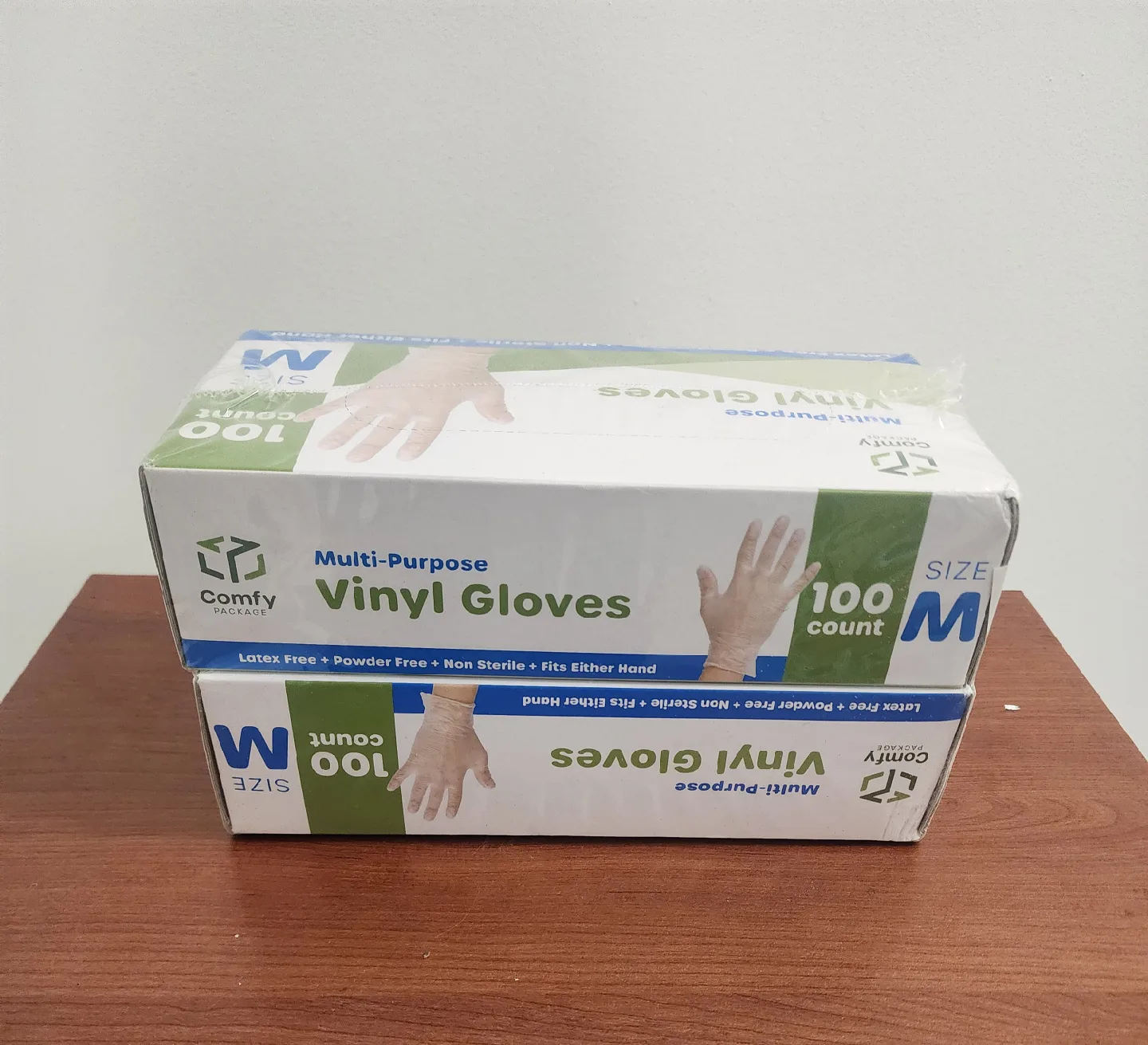 Comfy Package Vinyl Gloves - Size M image indicator(3)