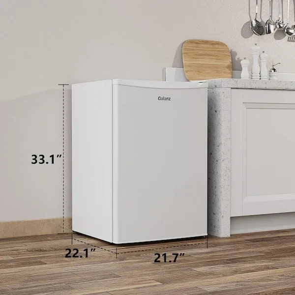 Galanz mini upright Freezer - White thumbnail
