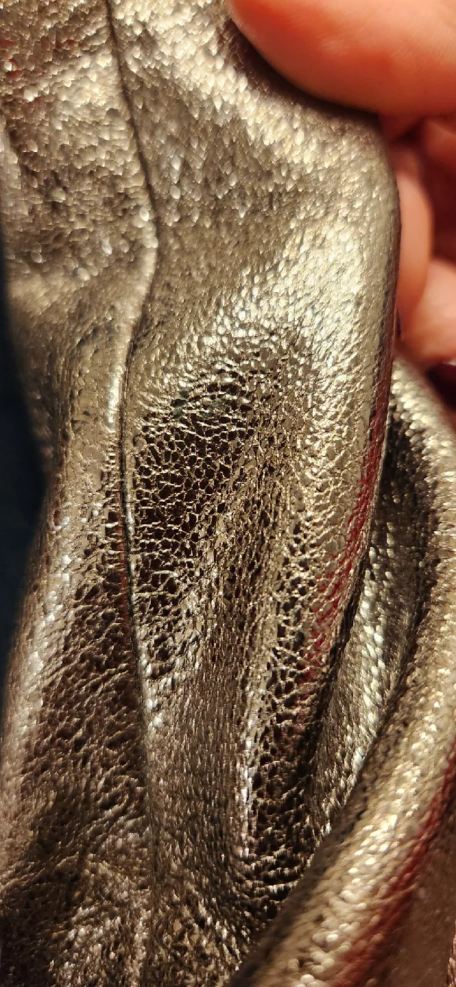 Coach Pop Silver Metallic Bronze Tote Bag image indicator(6)