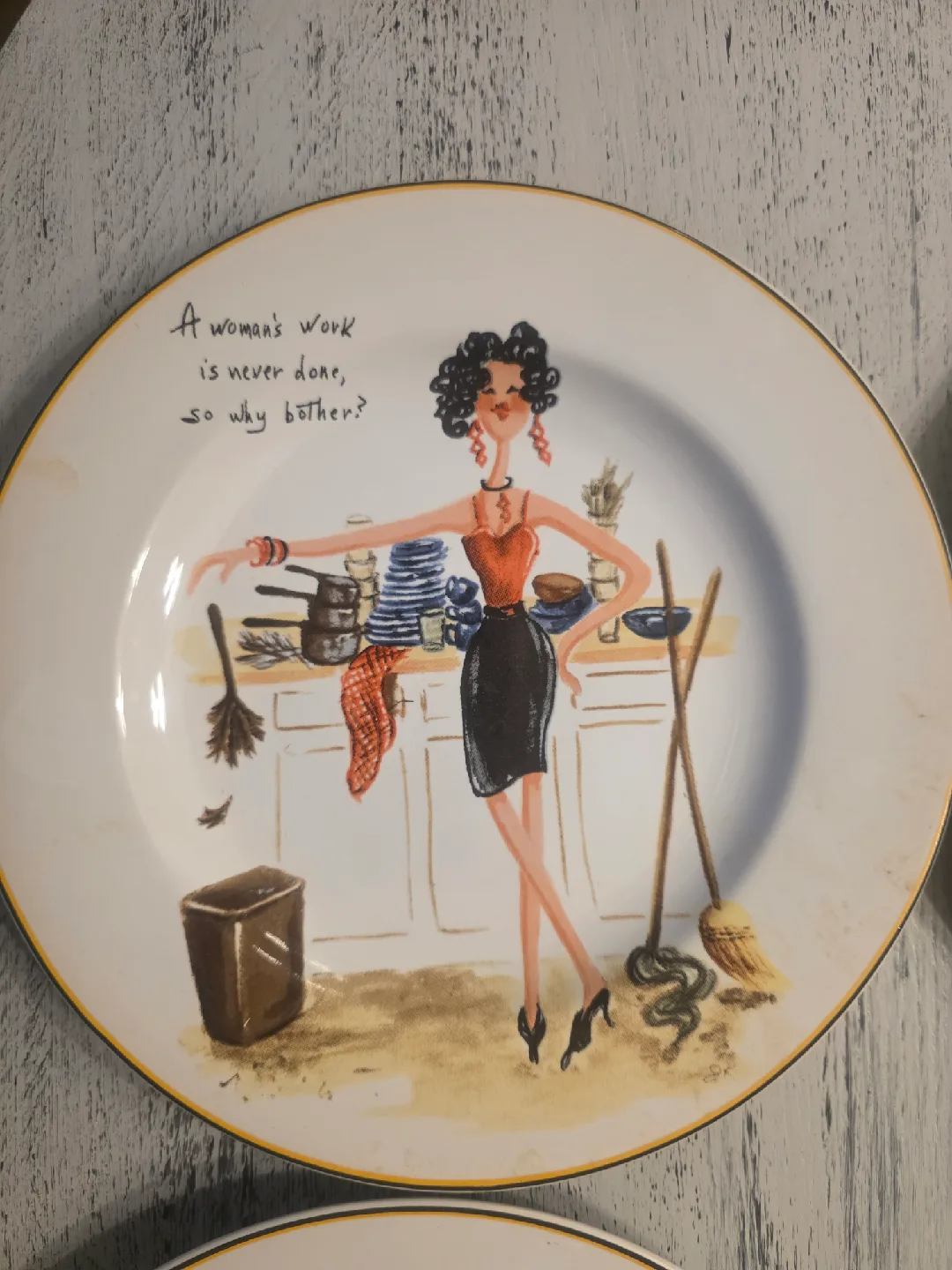 Decorative Plates with Humorous Designs image indicator(2)