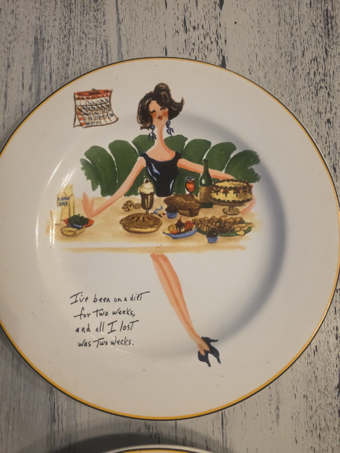 Decorative Plates with Humorous Designs - photo 3