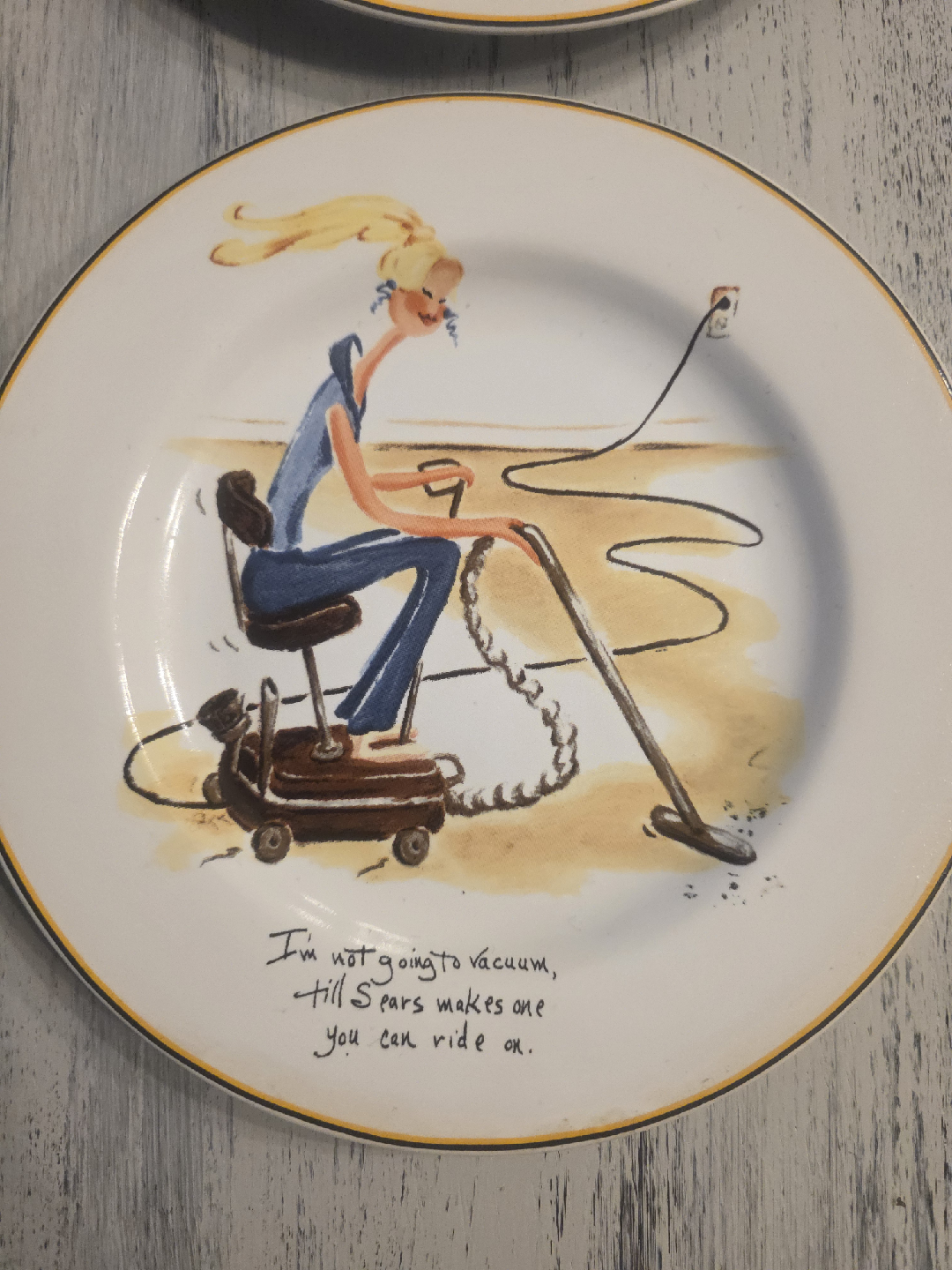 Decorative Plates with Humorous Designs - photo 5