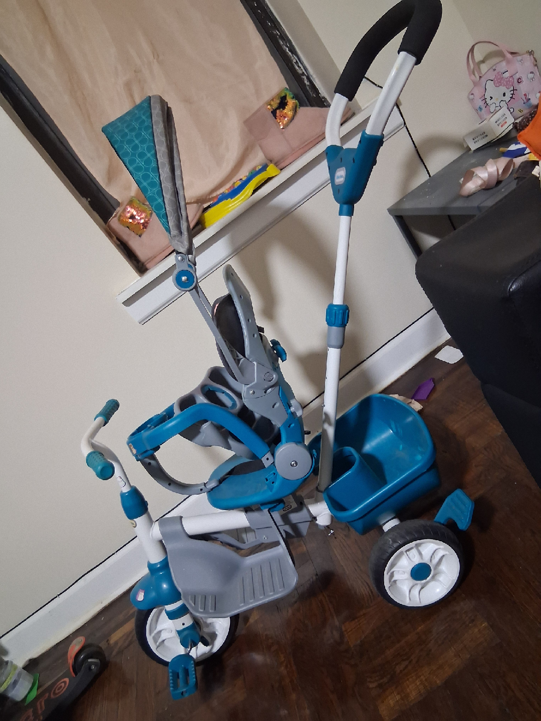 Little Tikes 4-in-1 Trike - Blue & Gray