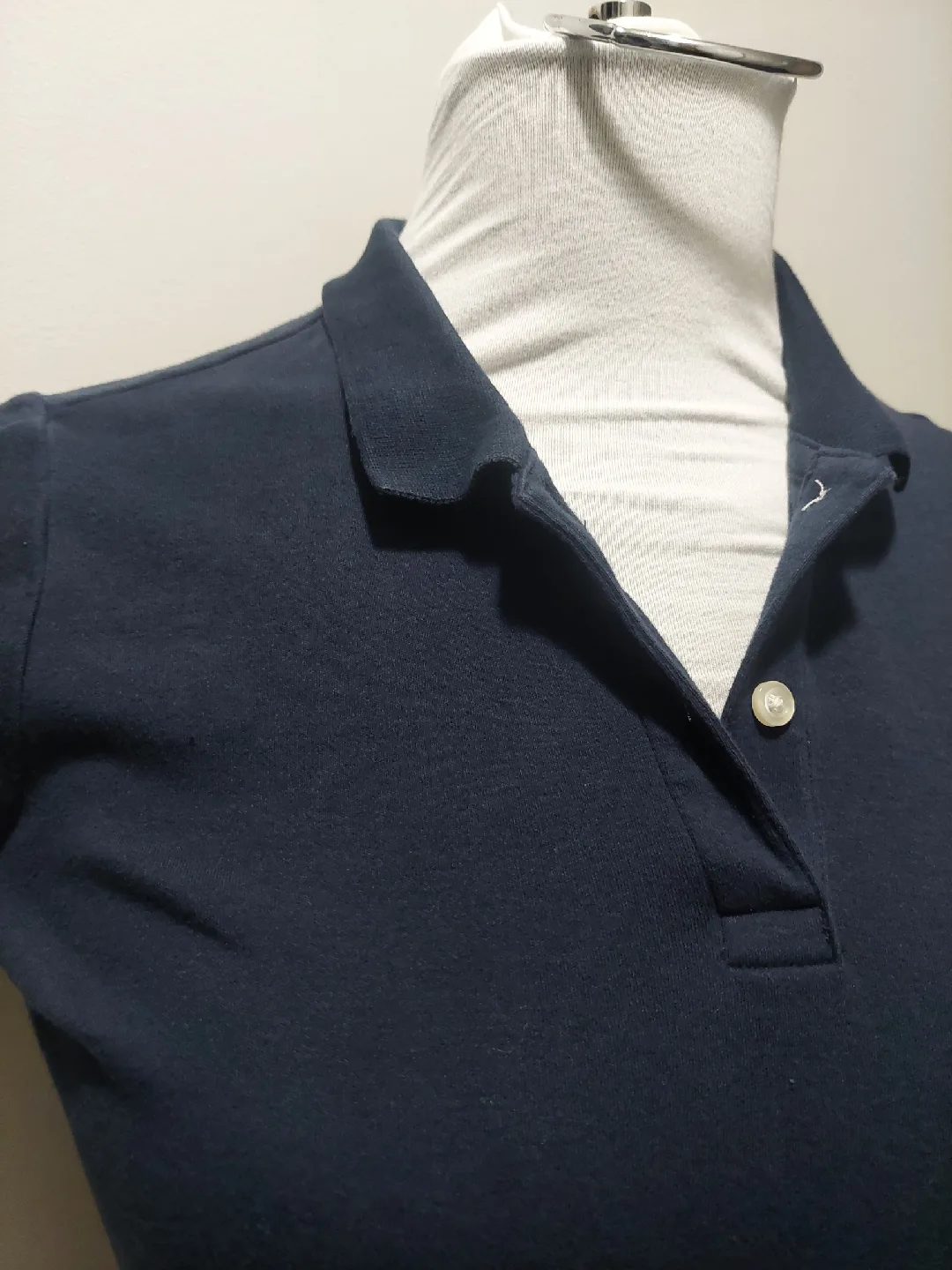 Lands' End Navy Blue  Teen Polo Shirt - L/G US (14) thumbnail