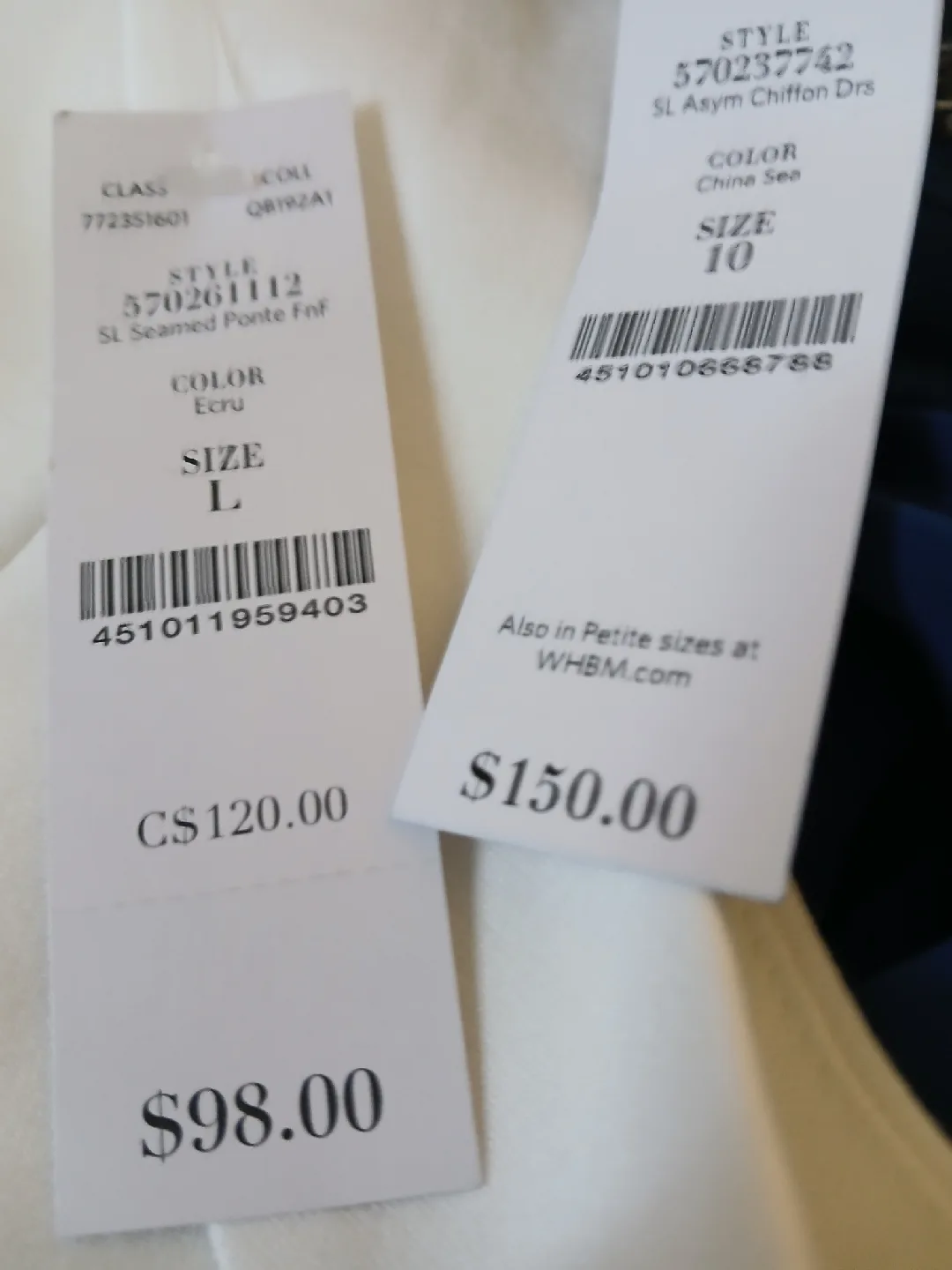 White House Black Market Dresses - Size 10 & L image indicator(2)