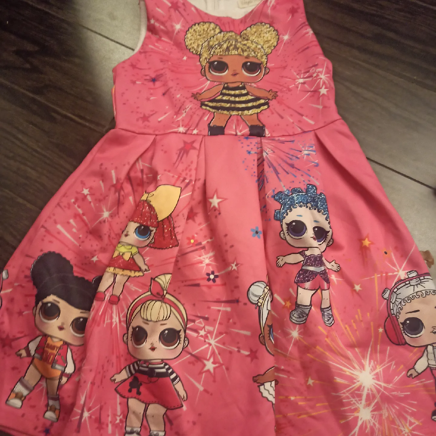 LOL Surprise! Pink Dress. size 4-6yrs image indicator(2)