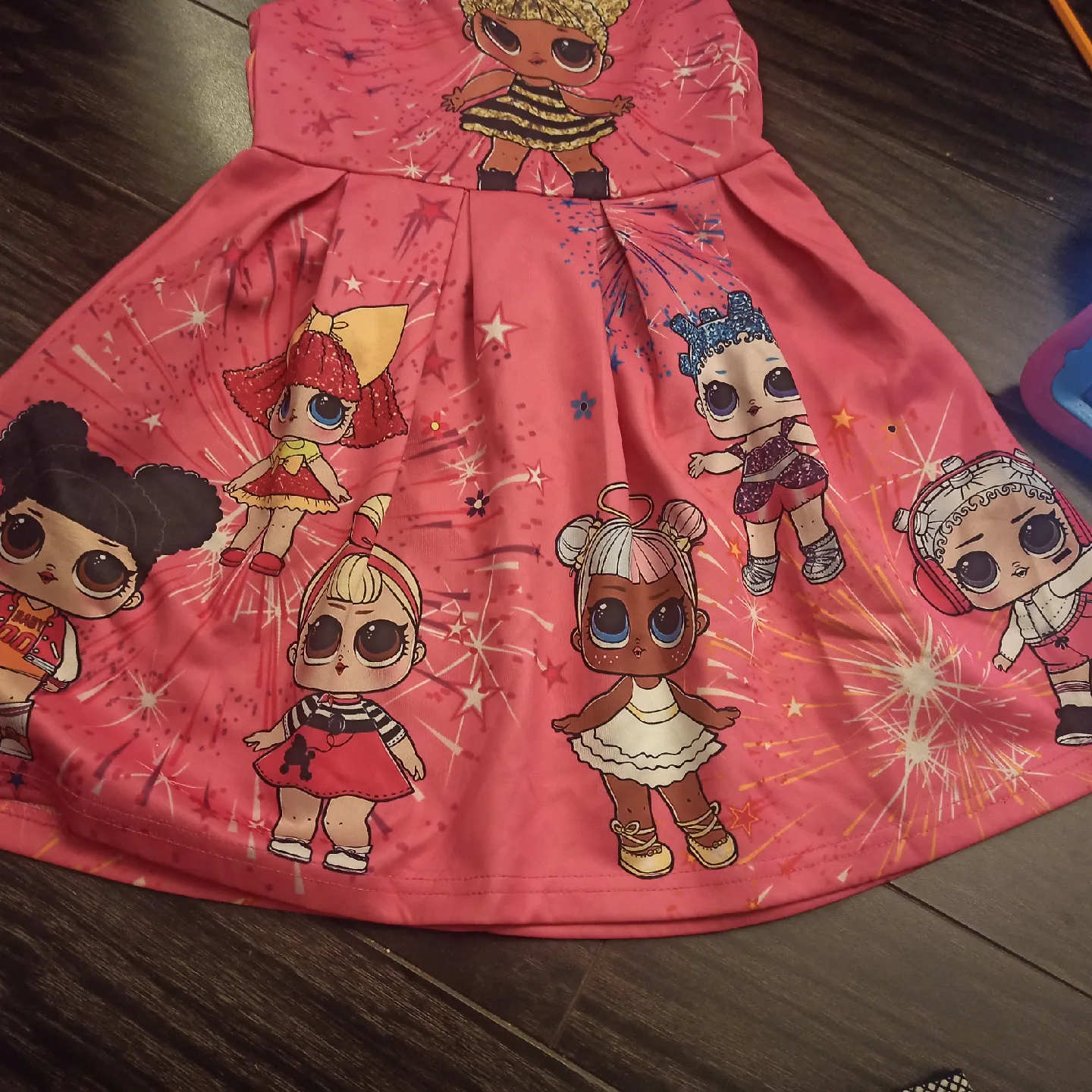 LOL Surprise! Pink Dress. size 4-6yrs image indicator(4)