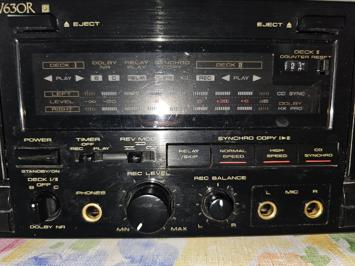 🥕Pioneer CT-W630R Stereo Double Cassette Deck - photo 3