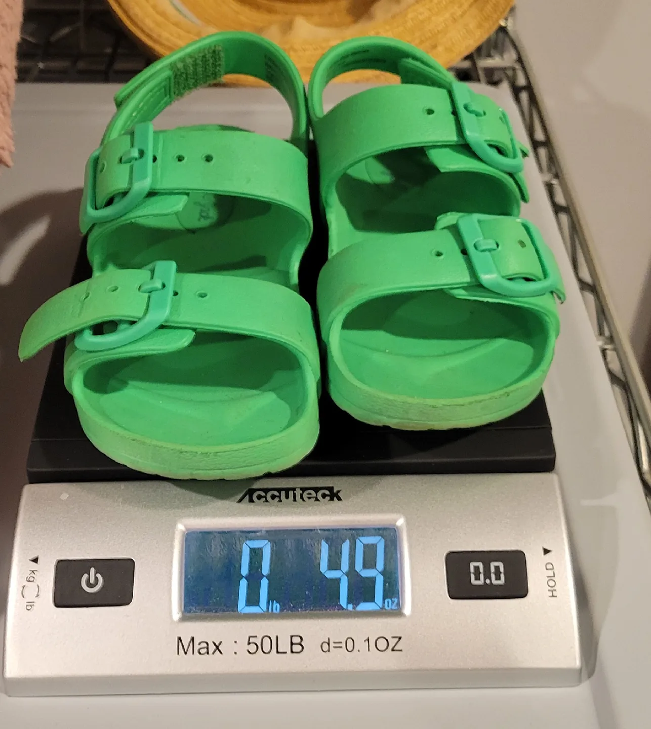 Cat & Jack Green Sandals Size 8 Toddler image indicator(8)