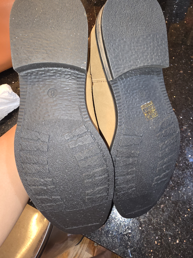 Tan Suede Chelsea Boots, Size 8 - photo 2