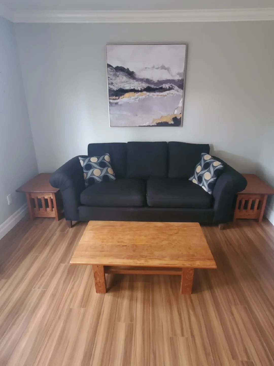 Wingback Chair  and couch blackColour thumbnail